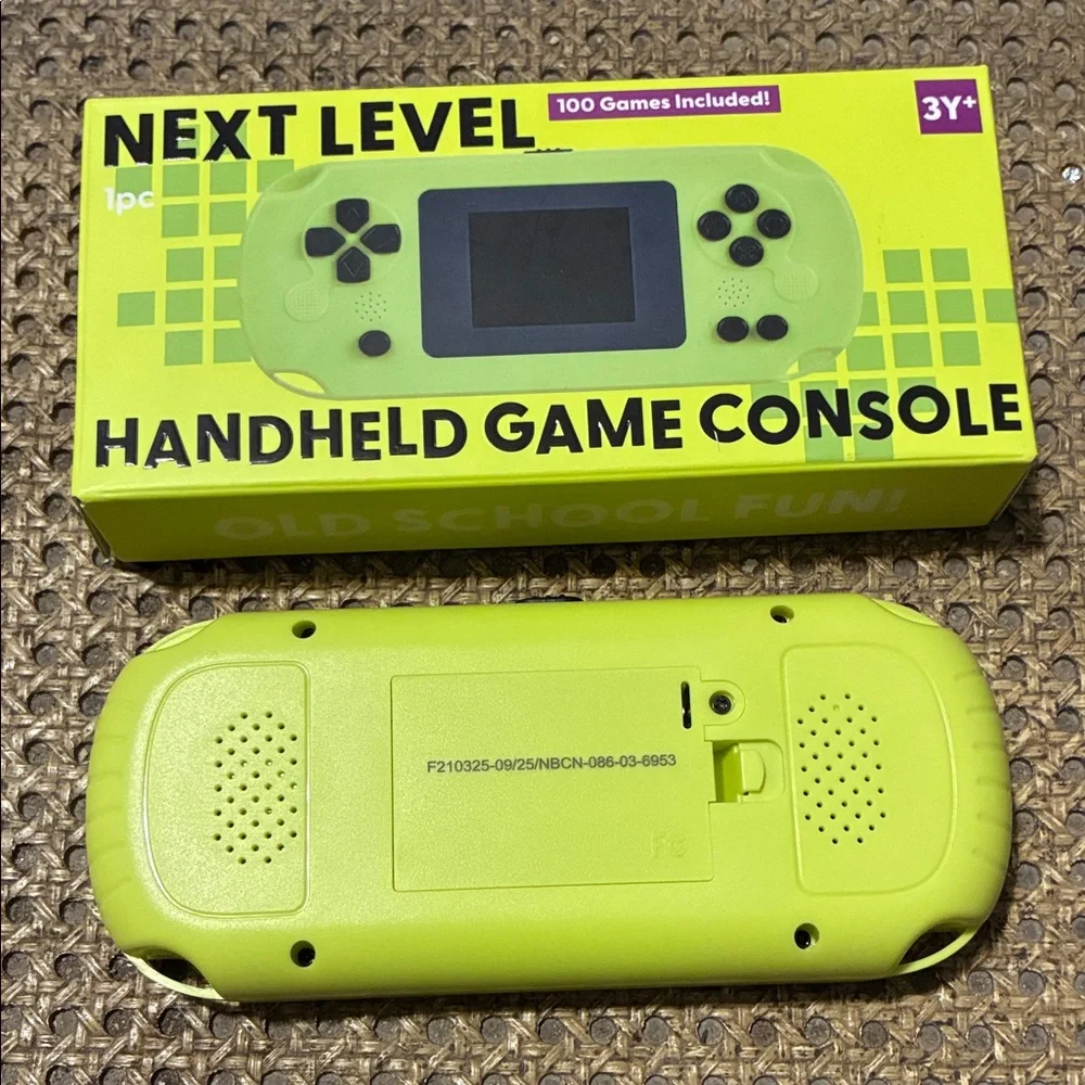 Next Level Apparel Neon Yellow-Green Handheld Game Console